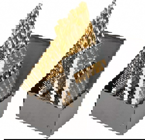 Drill Bit Set: Jobber Length Drill Bits, 29 Pc, 135 °, Cobalt